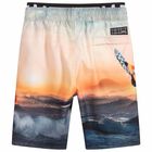 Boys Printed Surfer Swimshorts, 1, hi-res