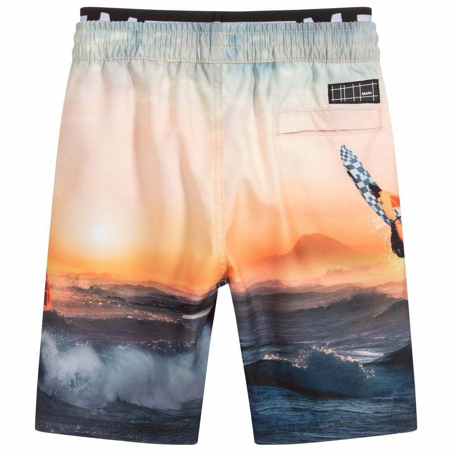 Boys Printed Surfer Swimshorts, 1, hi-res