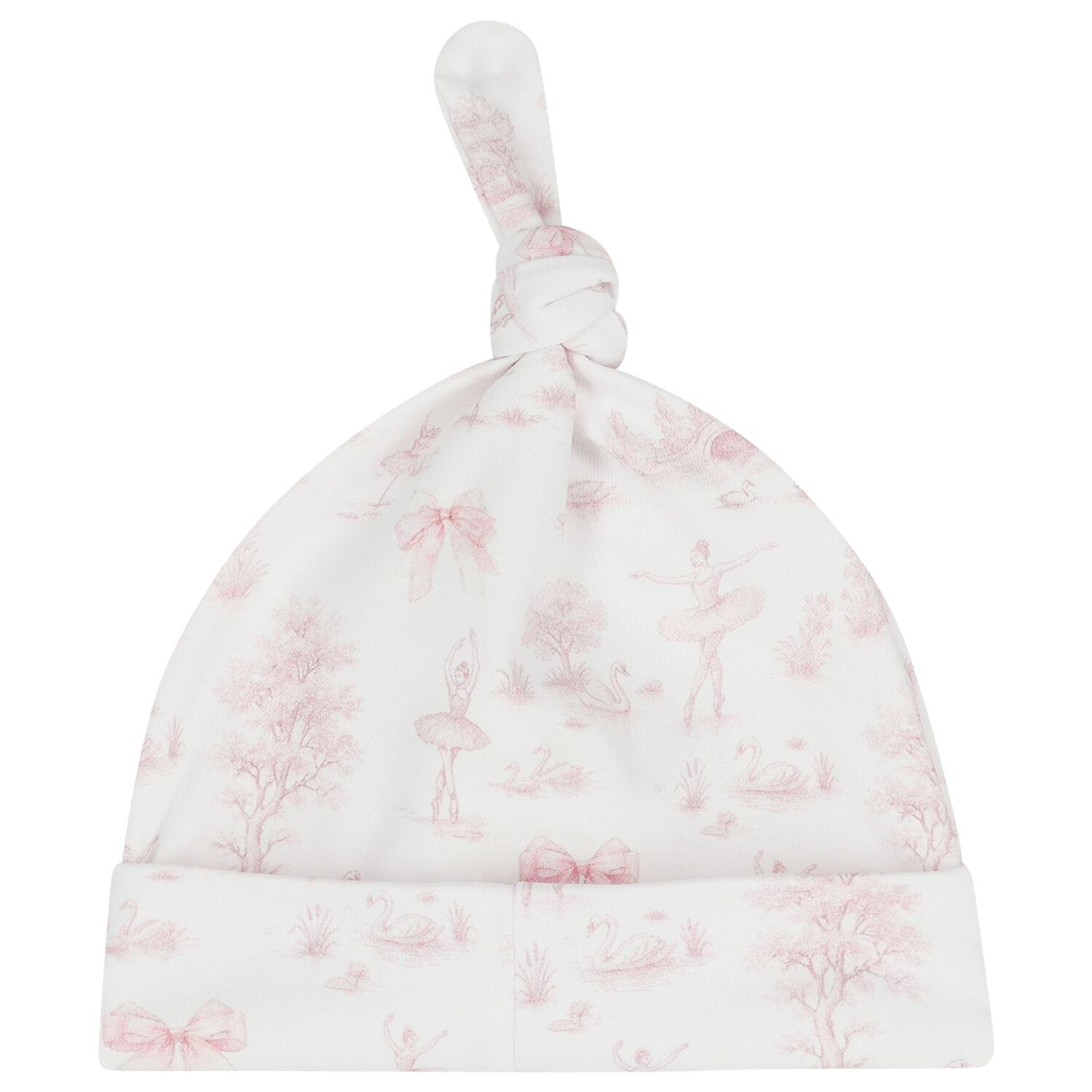 Baby Girls White & Pink Swan Babygrow Gift Set , 1, hi-res