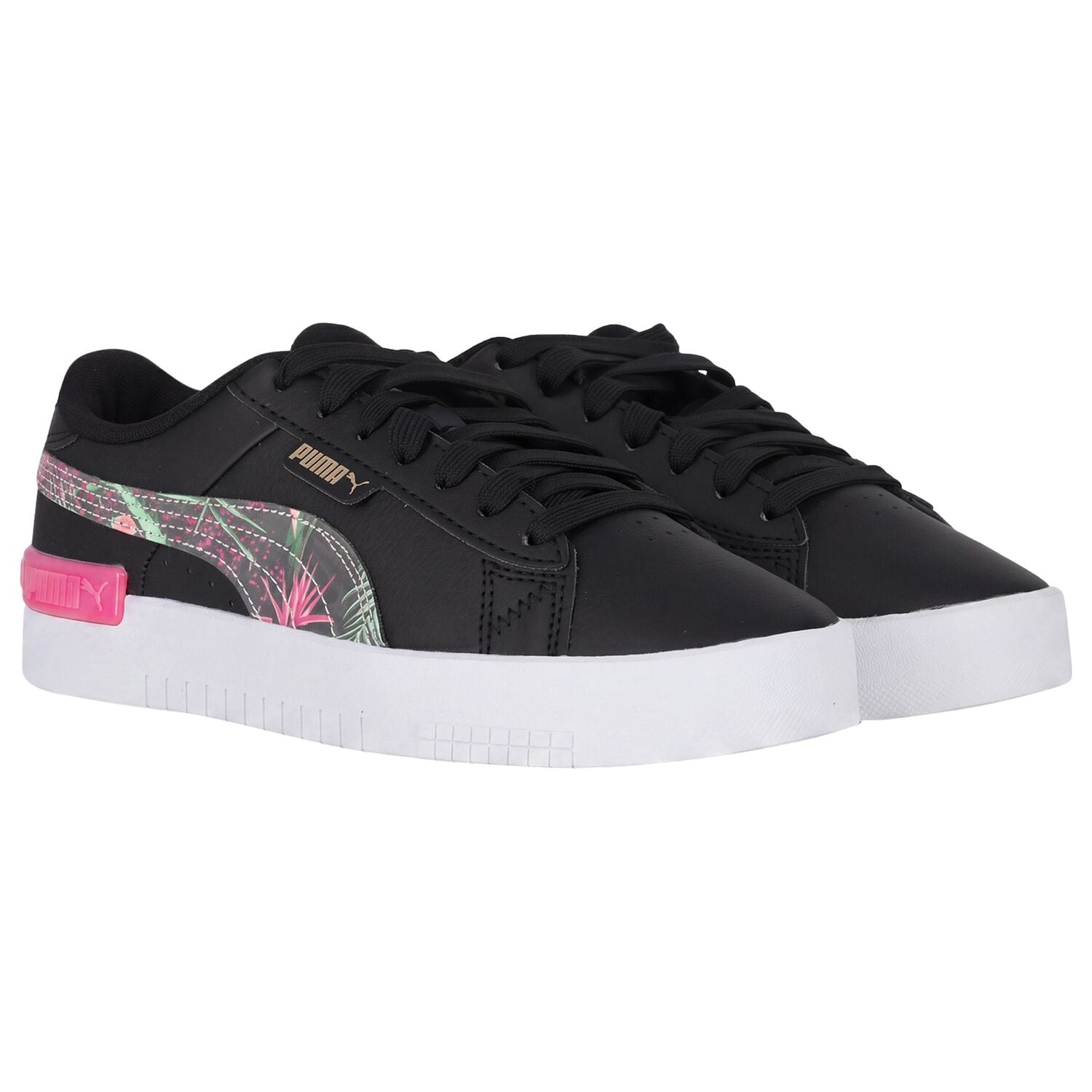 Girls Black Jada Vacay Queen Trainers, 1, hi-res