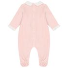 Baby Girls Ivory & Pink Babygrows ( 2-Pack ), 1, hi-res