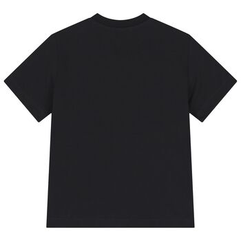 Girls Black Logo T-Shirt