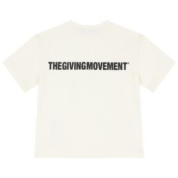 Ivory Oversized Fit Softskin Logo T-shirt