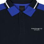 Boys Navy Blue Logo Polo Shirt, 1, hi-res