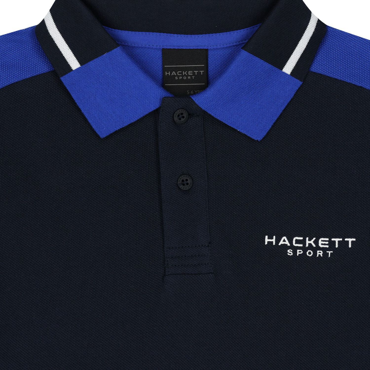 Boys Navy Blue Logo Polo Shirt, 1, hi-res image number null