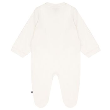 Ivory & Gold Logo Babygrow