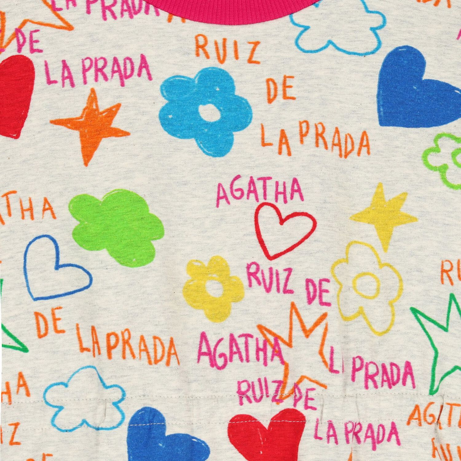 Girls Grey Logo Dress, 1, hi-res