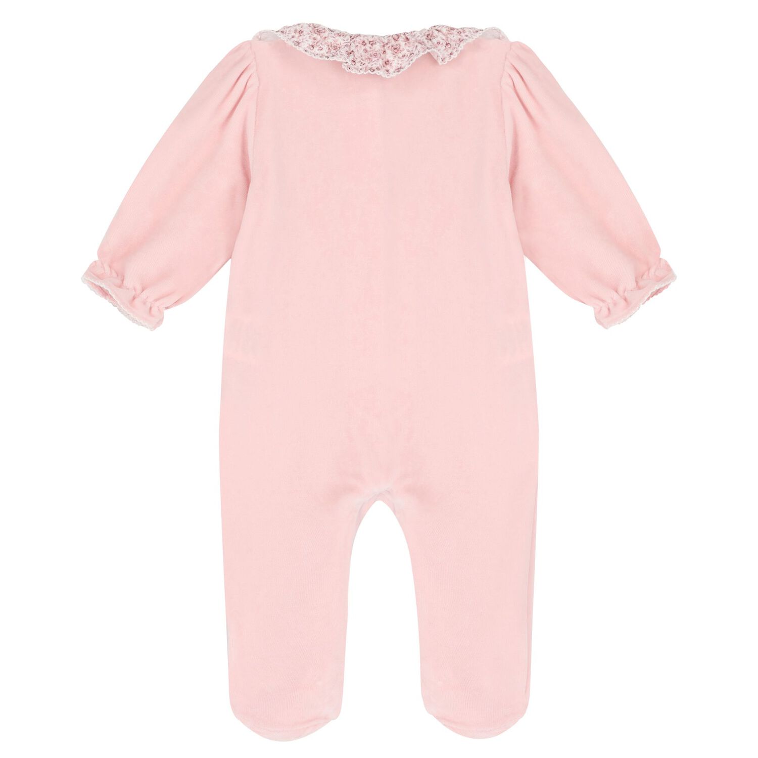Baby Girls Pink Babygrow, 1, hi-res