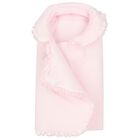 Baby Girls Pink Tulle Flower Nest, 1, hi-res