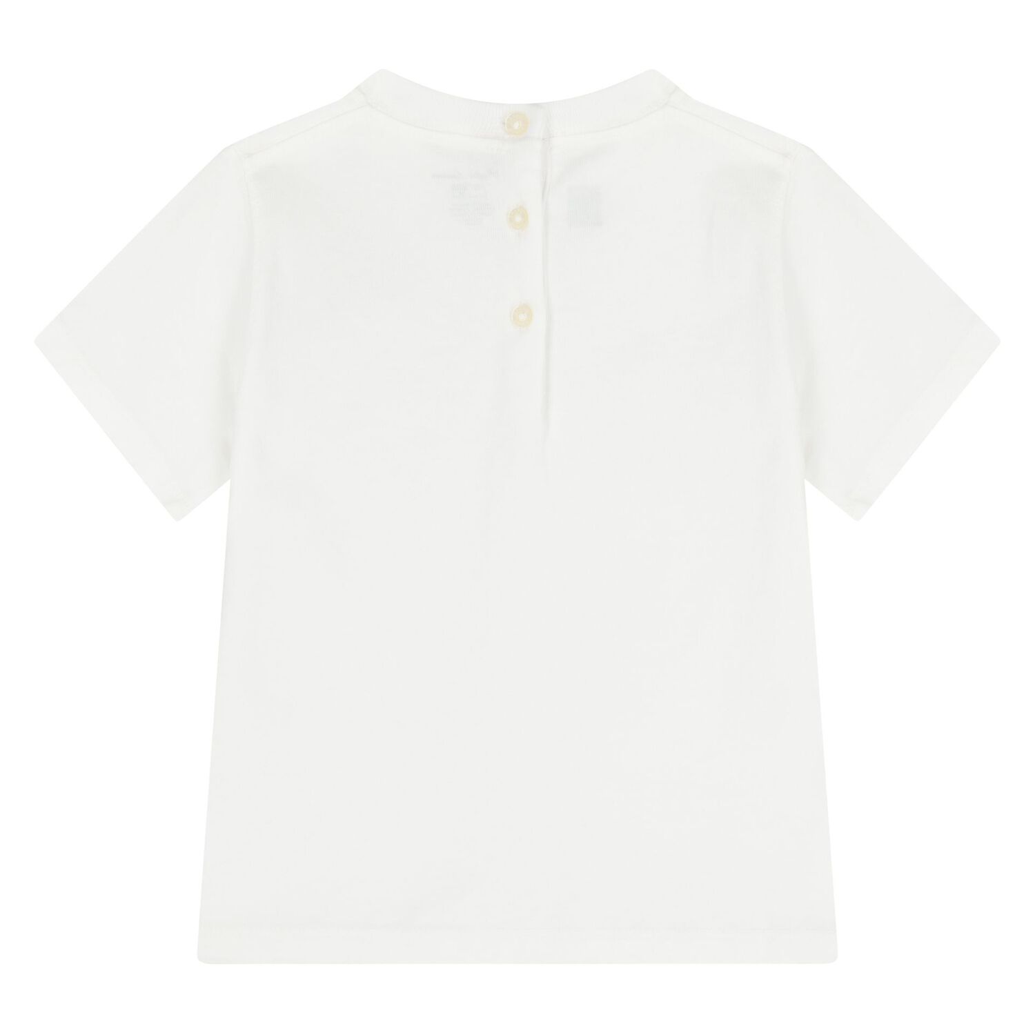 Baby Boys White Polo Bear T-Shirt, 1, hi-res