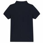 Boys Navy Polo Shirt, 4, hi-res