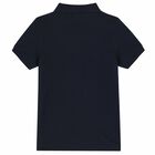 Boys Navy Blue Polo Shirt, 4, hi-res