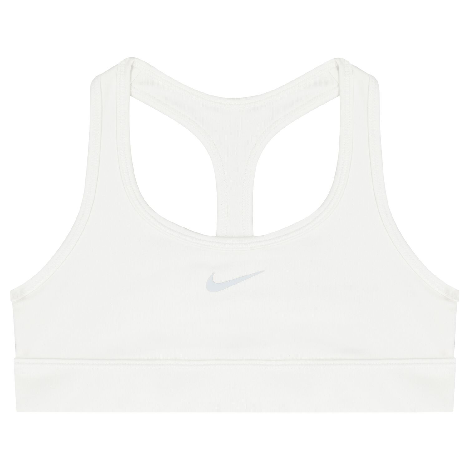 Girls White Logo Bra Top, 2, hi-res image number null