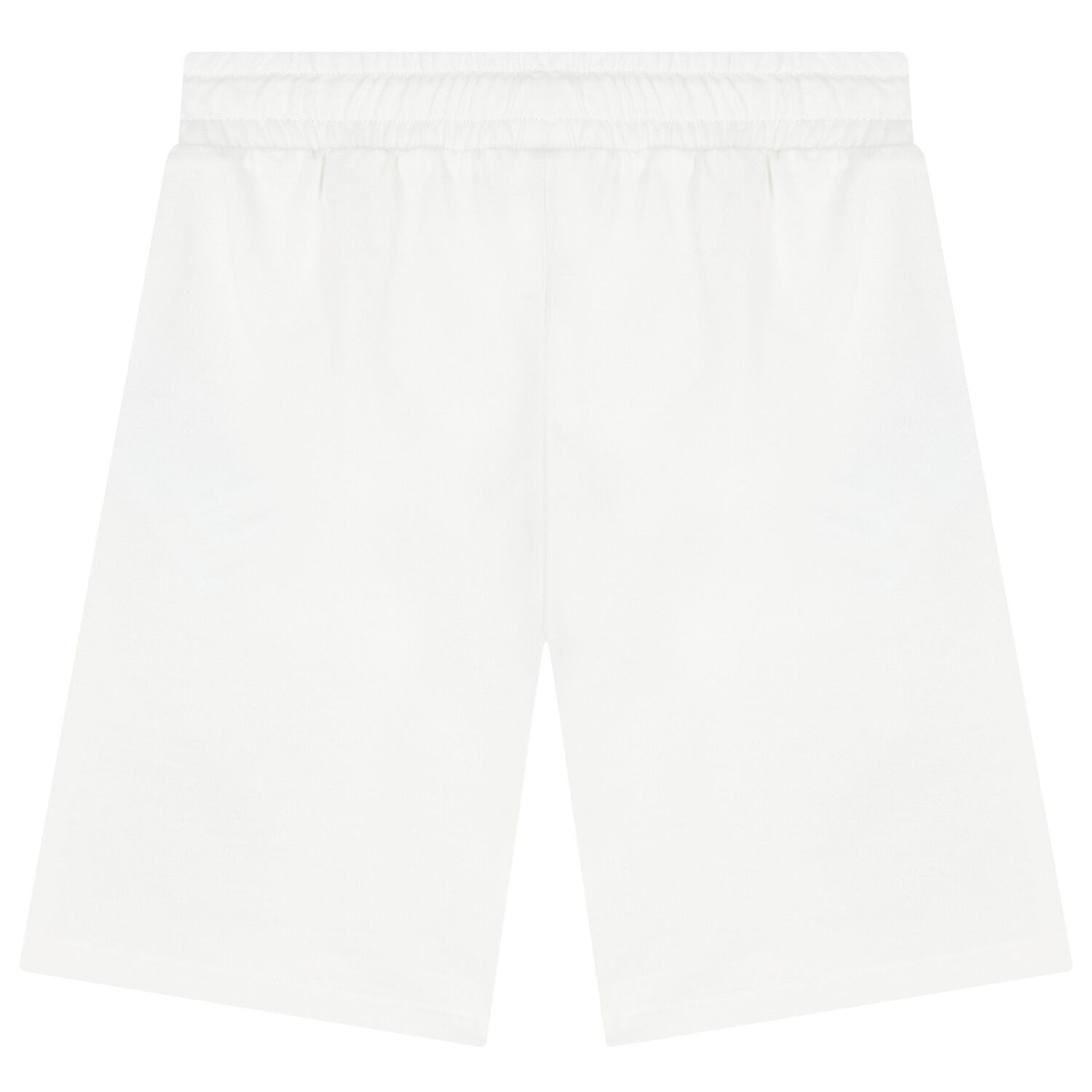 Boys White Teddy Bear Logo Shorts, 1, hi-res image number null