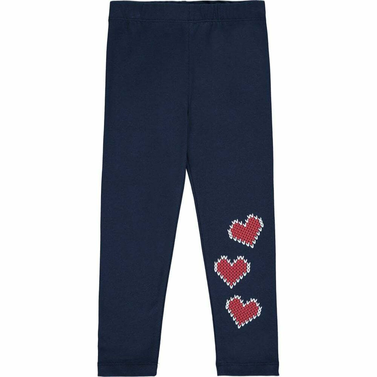 Girls White & Navy Legging Set, 1, hi-res image number null