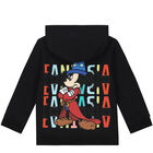 Black Logo Hooded Top, 1, hi-res