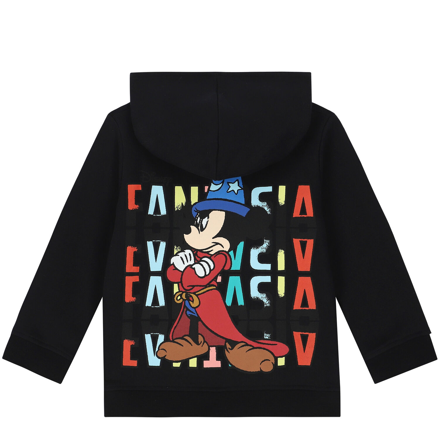 Black Logo Hooded Top, 1, hi-res