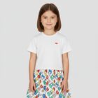 Girls White Logo T-Shirt, 1, hi-res