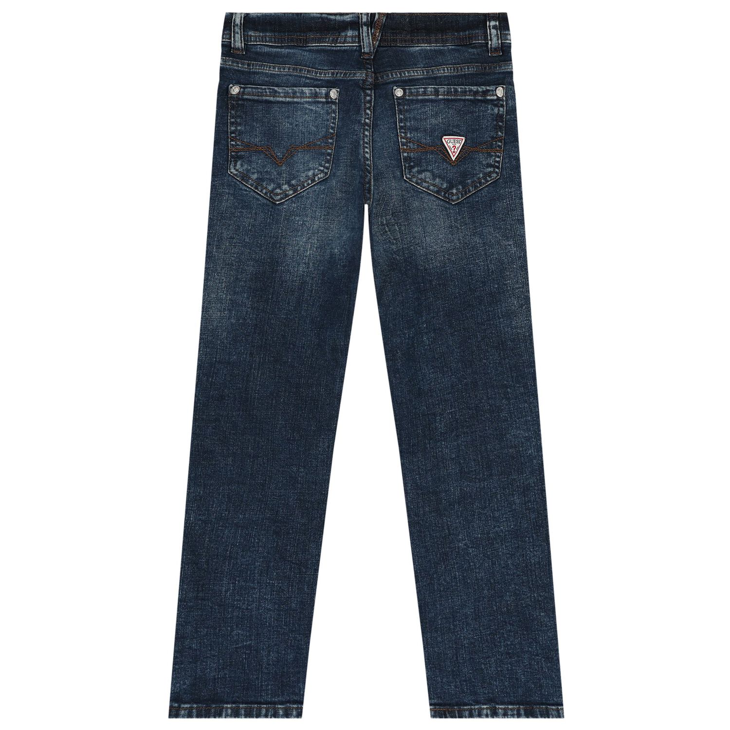 Boys Blue Logo Denim Jeans, 1, hi-res image number null