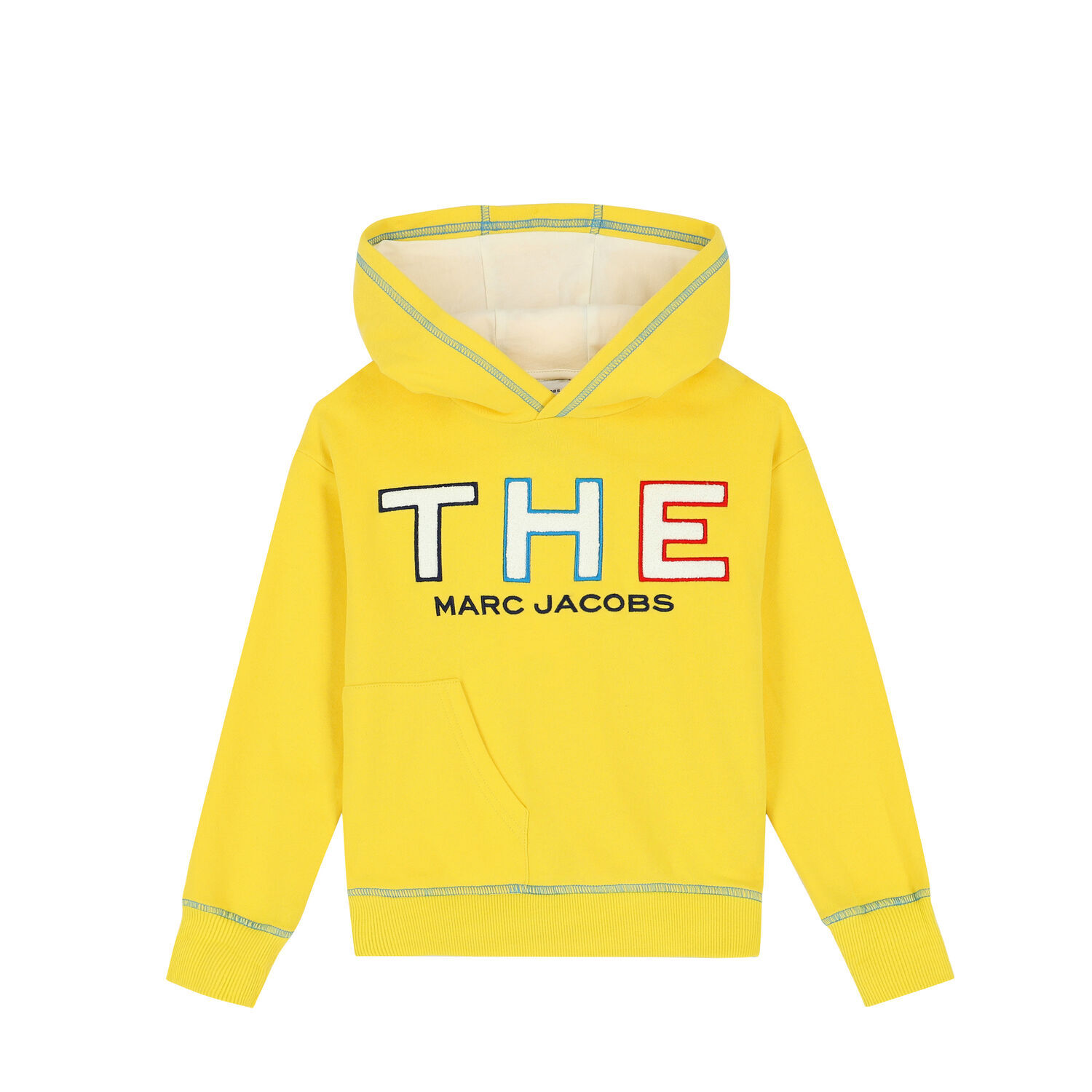 Boys Yellow Logo Hooded Top, 1, hi-res image number null