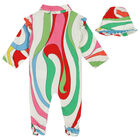 Baby Girls Ivory Marmo Babygrow Set, 1, hi-res