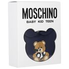 Navy Blue Teddy Bear Logo Babygrow Gift Set, 2, hi-res