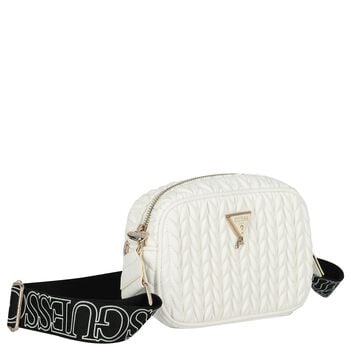 Girls White Logo Quilted Bag