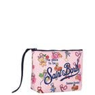 Girls White & Pink Aline Logo Pouch ( 15cm ), 1, hi-res