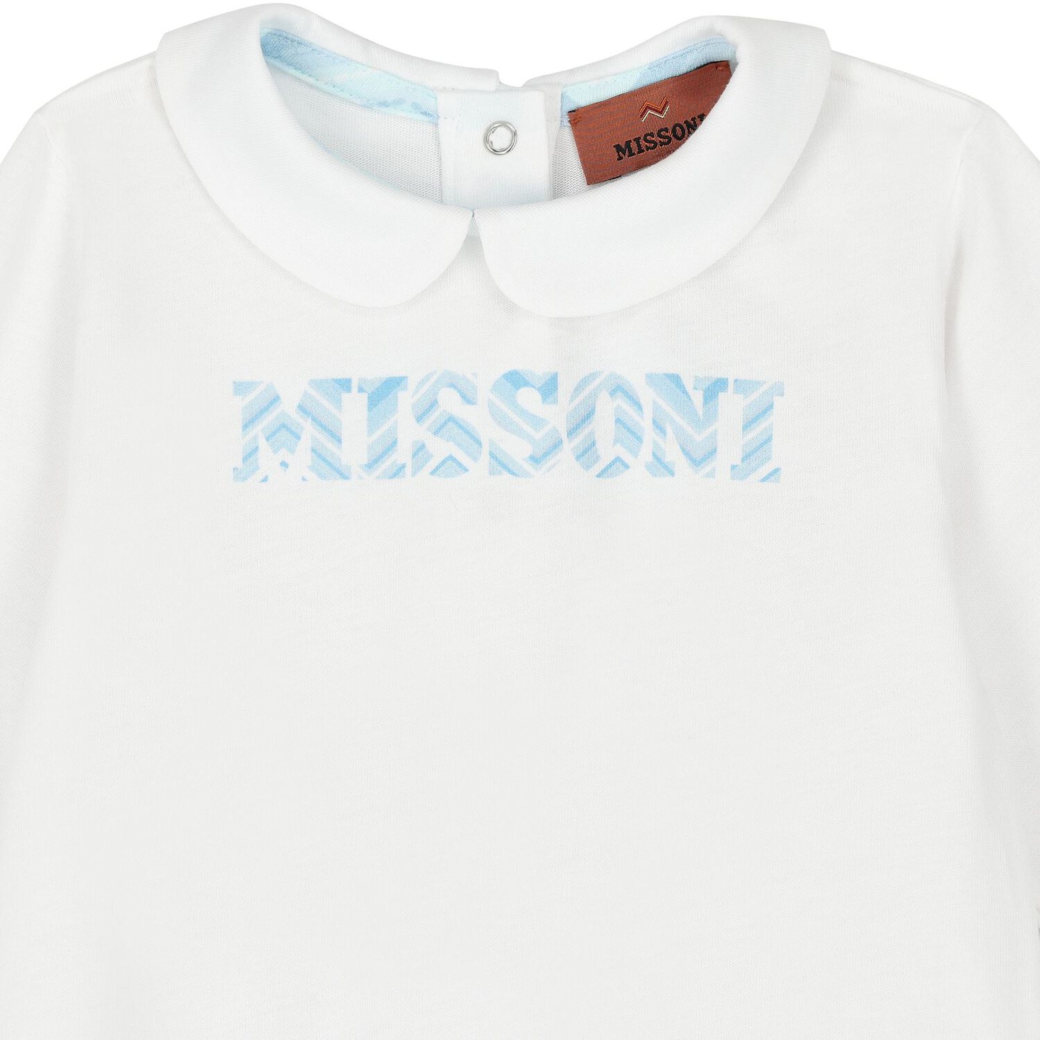 Baby Boys White & Blue Logo Babygrow Gift Set, 1, hi-res