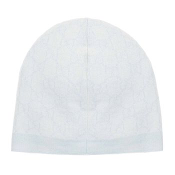 Ivory & Blue Logo Hat