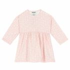 Younger Girls Pink Logo Dress, 1, hi-res
