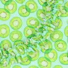 Girls Green Kiwi Ruffled Swimsuit, 1, hi-res