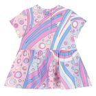 Younger Girls Pink & Lilac Fontane Dress, 2, hi-res