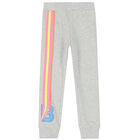 Girls Grey Glitters Tracksuit, 1, hi-res