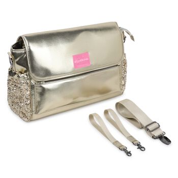 Baby Girls Gold Changing Bag