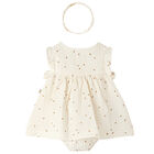 Baby Girls Ivory Dress Set, 1, hi-res