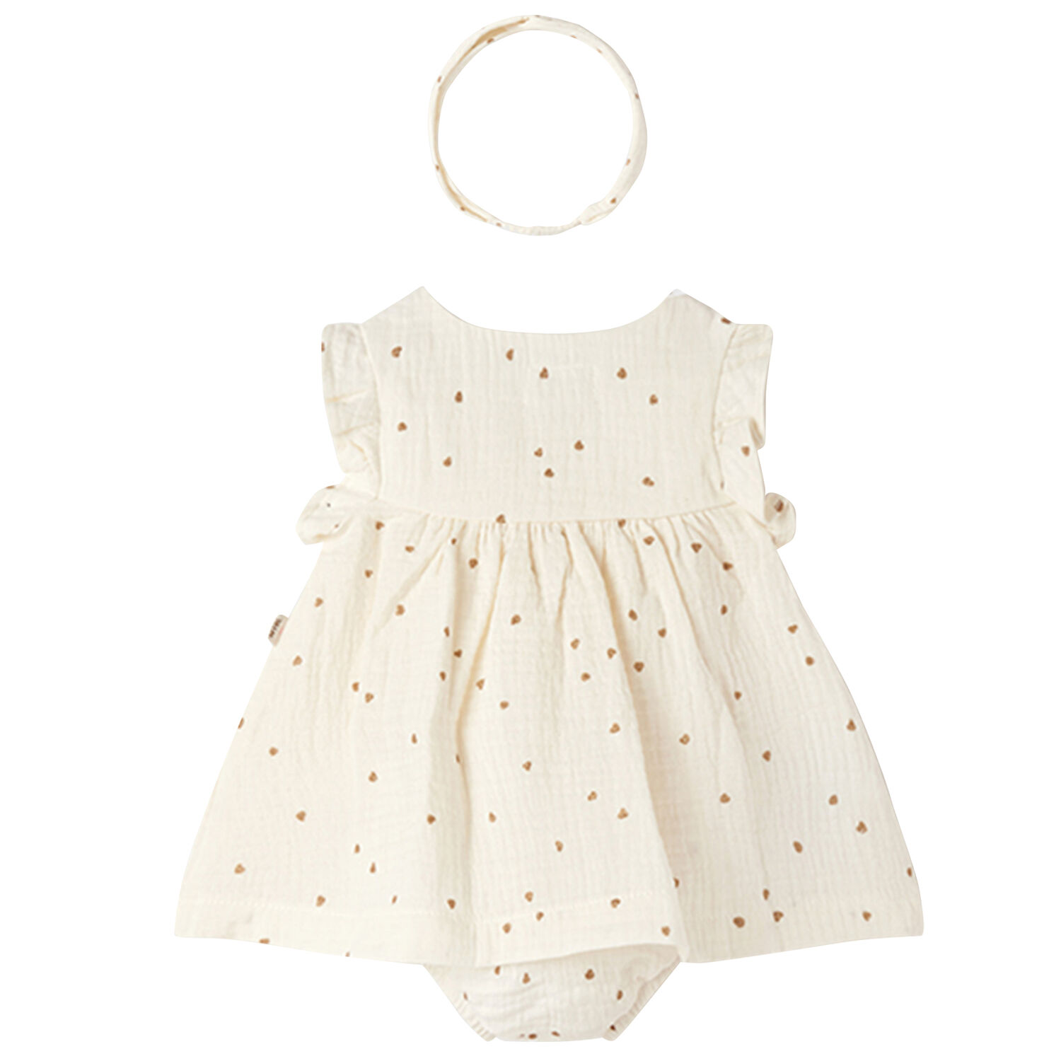 Baby Girls Ivory Dress Set, 1, hi-res