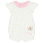 Baby Girls Pink & White Rompers ( 2-Pack ), 1, hi-res