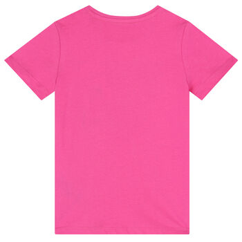 Girls Pink Logo T-Shirt