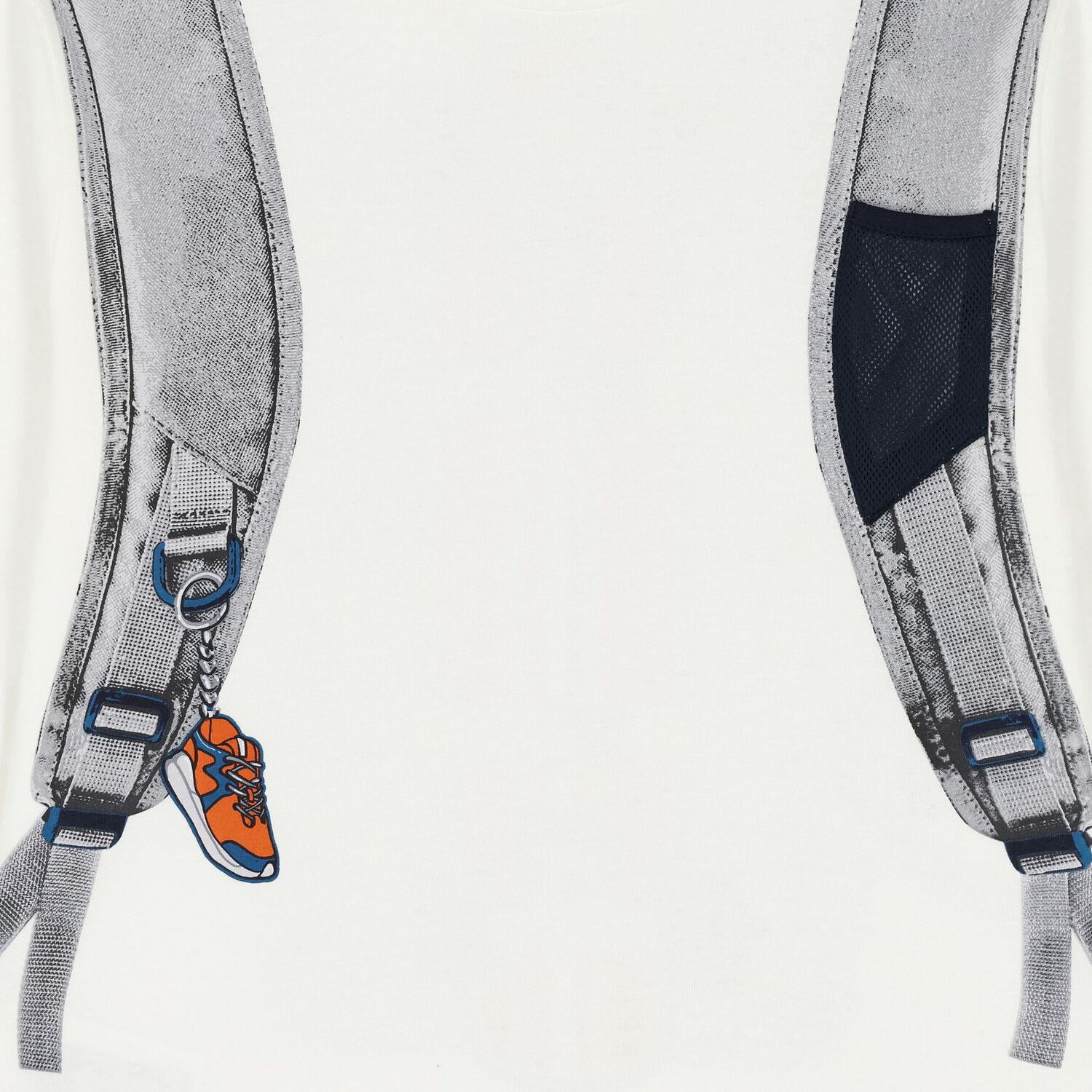 Boys Ivory Backpack Long Sleeve Top, 1, hi-res image number null