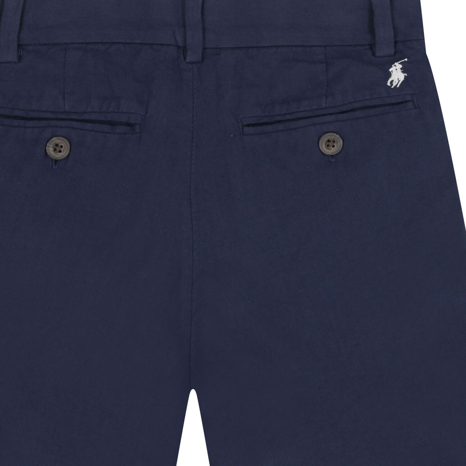 Boys Navy Blue Logo Shorts, 1, hi-res