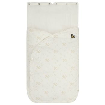 Ivory Tiger Logo Reversible Baby Nest