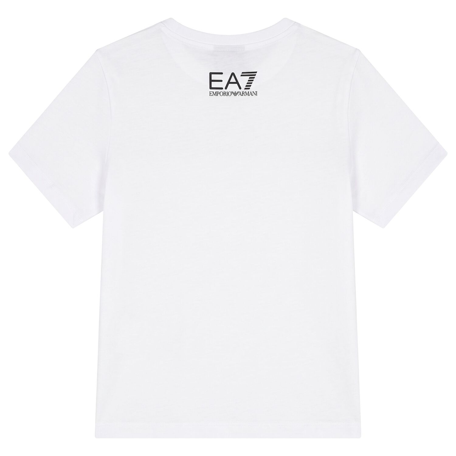 Boys White & Black Logo T-Shirt, 1, hi-res