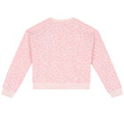 Girls Pink Logo Sweatshirt, 2, hi-res