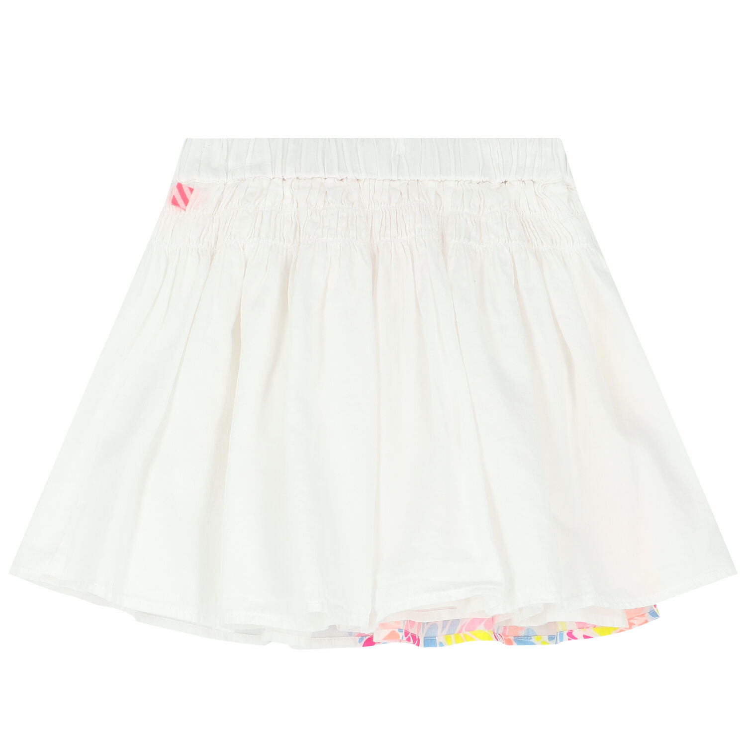 Girls White Butterfly Skirt, 1, hi-res