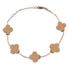 Girls Gold & Ivory Flower Bracelet, 1, hi-res