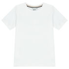 Boys White Logo T-Shirt, 2, hi-res