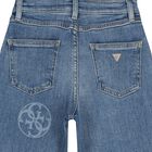 Girls Blue Logo Denim Jeans, 1, hi-res
