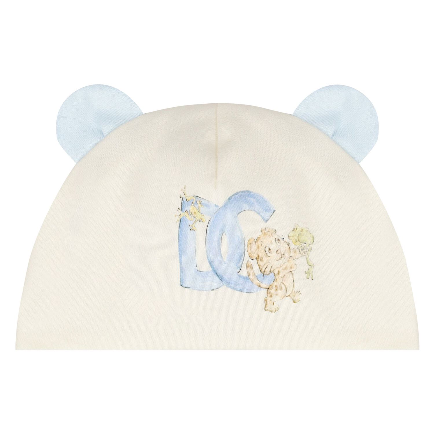 Baby Boys Ivory & Blue Leopard Babygrow Gift Set, 1, hi-res