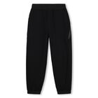 Boys Black Logo Joggers, 1, hi-res